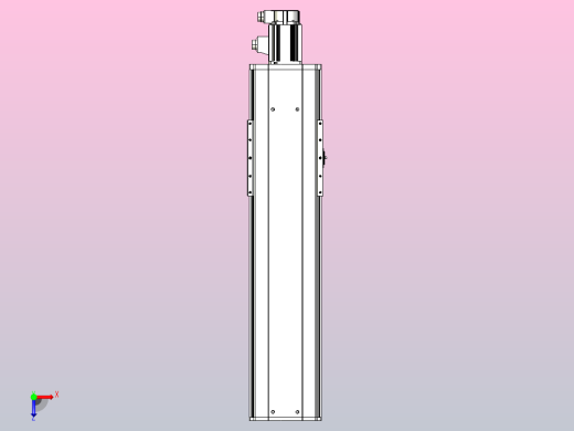 日规模组半封闭丝杆TPA-HNR-220D-3210C-L600-M-C-P1K-N3俯视缩略图