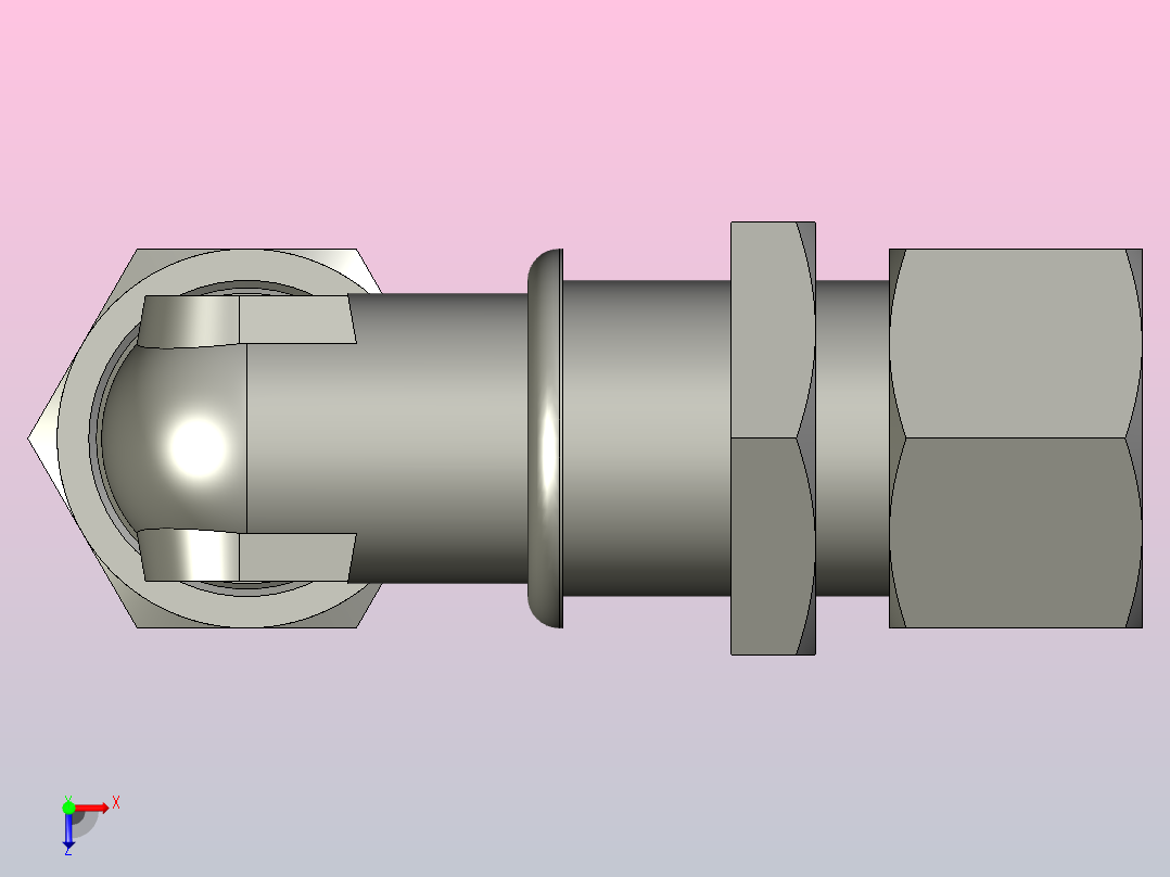 EO舱壁弯头WSV20SMS(16).igs俯视图