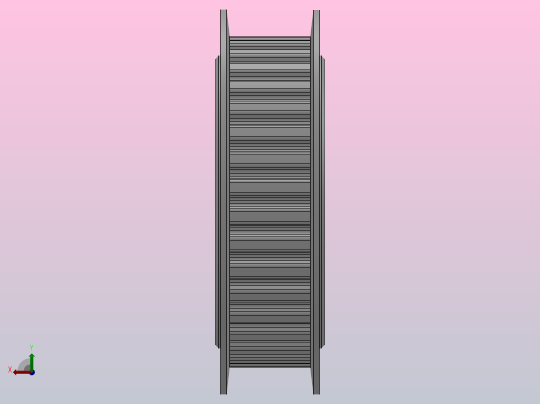 标准型梯形齿同步带轮XL型_SXLHC-36-050-dc16-A后视图