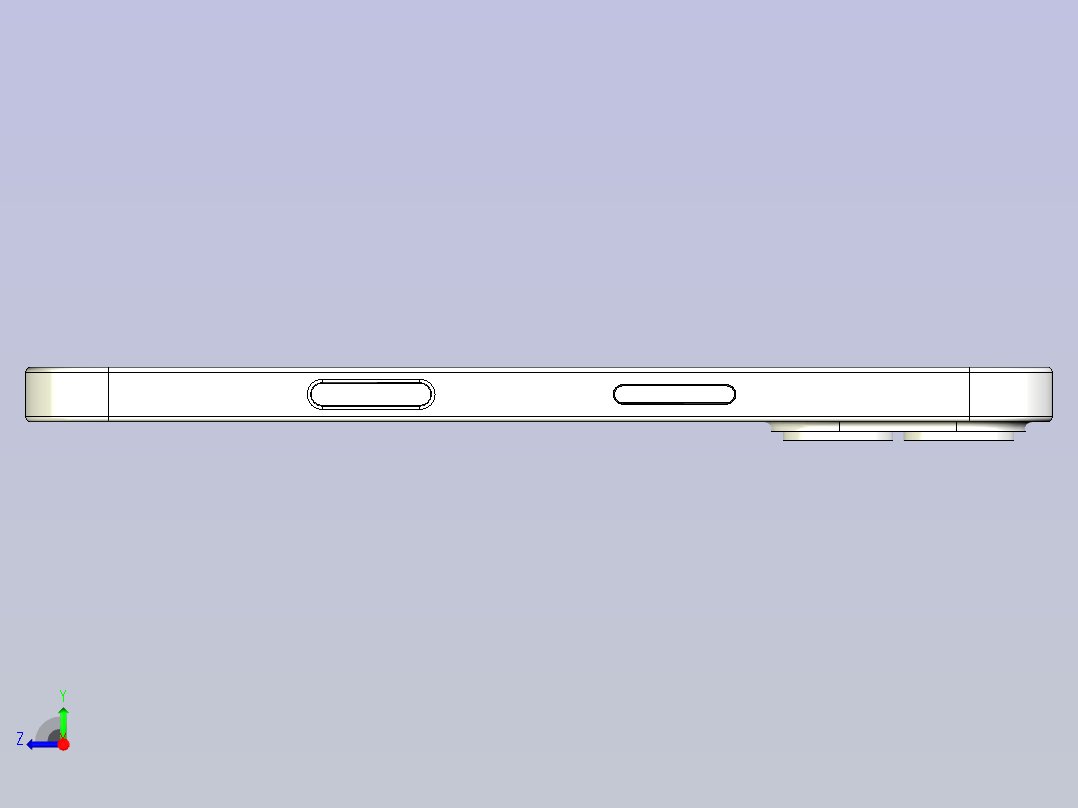 A0005209-IPhone 17 White手机右视图