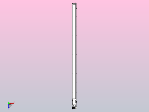 SCM14-2950-RU滚珠花健、支撑座、滚珠丝杠、交叉导轨、直线模组俯视缩略图