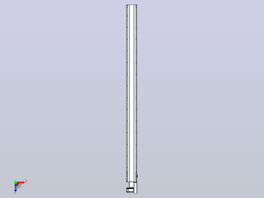 皮带直线轴半封闭可选导轨TPA-HNB-175D-140-L2750-MR-C-P75-N3俯视缩略图