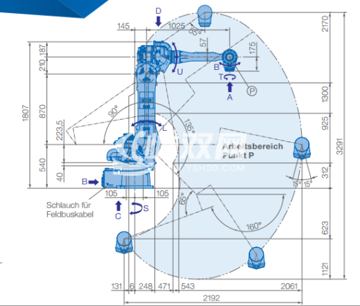 安川motomanMPL80码垛搬运机器人模型缩略图