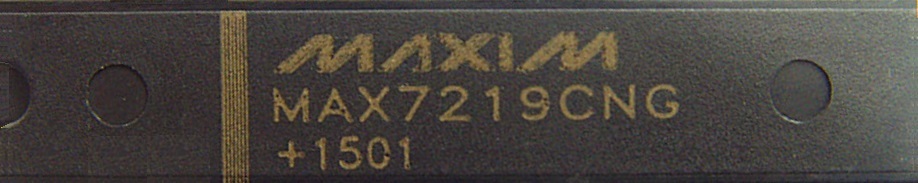 max7219 8x8点阵模块图