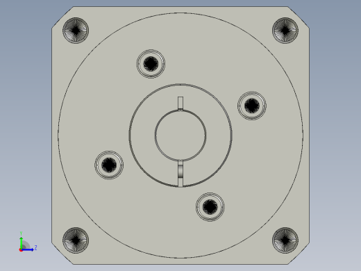 间隙减速器gearbox_gbx080012k_gbk_080_100_3_f左视缩略图
