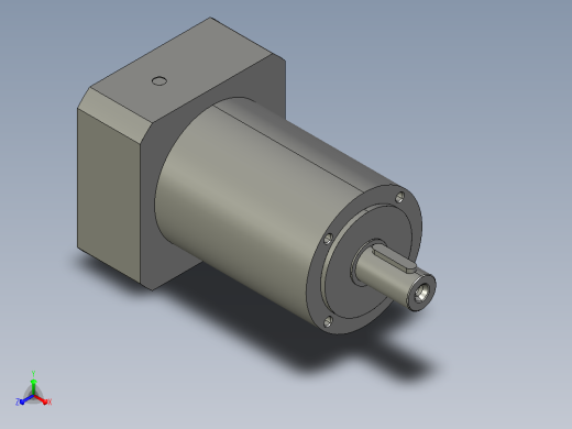 间隙减速器gearbox_gbx080012k_gbk_080_100_3_f正等轴测缩略图