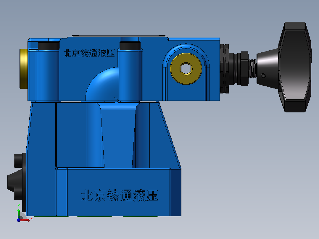 DA10-1 先导式卸荷溢流阀前视图