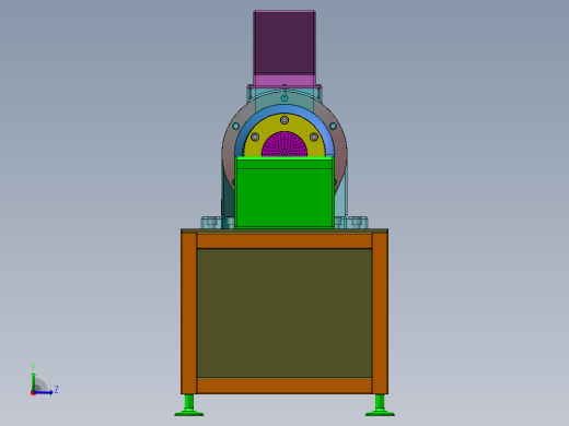 土豆糍粑挤压机（SW+CAD+说明书）左视缩略图