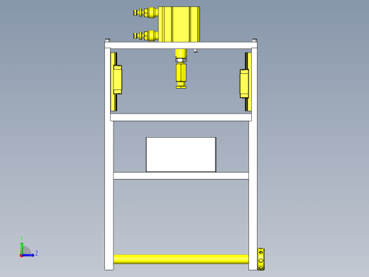 冲压模具位置调整组件左视缩略图