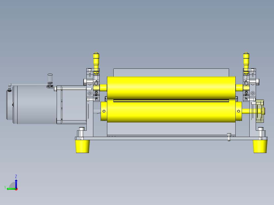 垫片气泡押出夹具左视图