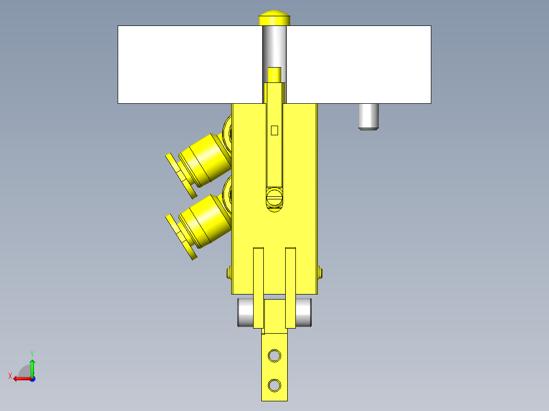 机械压入结构后视图