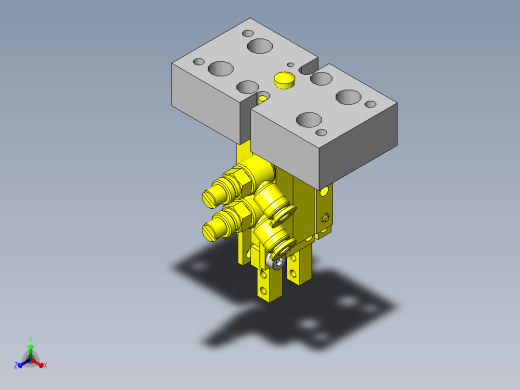 机械压入结构正等轴测缩略图