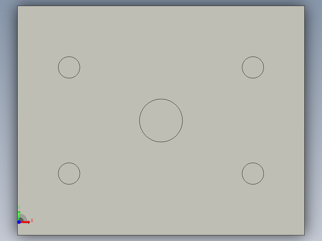 蜡烛座注塑模具设计前视图