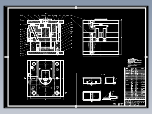 加热缸体注塑模设计(论文+DWG图纸)