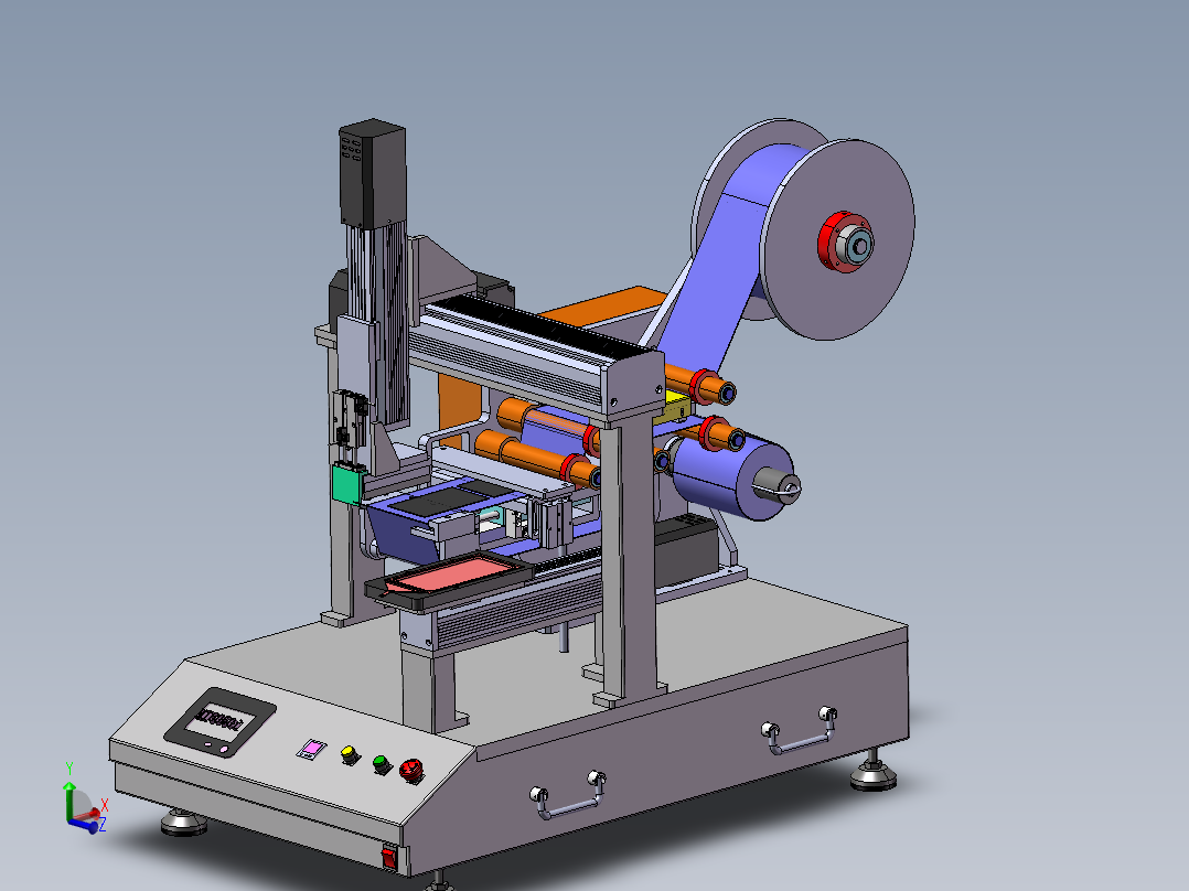 B14_桌面式手机贴膜设备