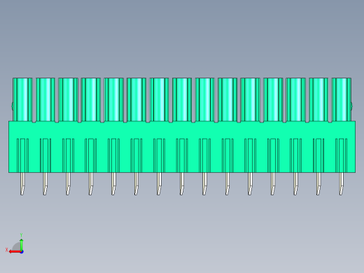 DEGSON 15EDG 系列 3.5mm 插拔式接线端子 FullPack-15EDGB-3.5-15P-14-00AH后视缩略图