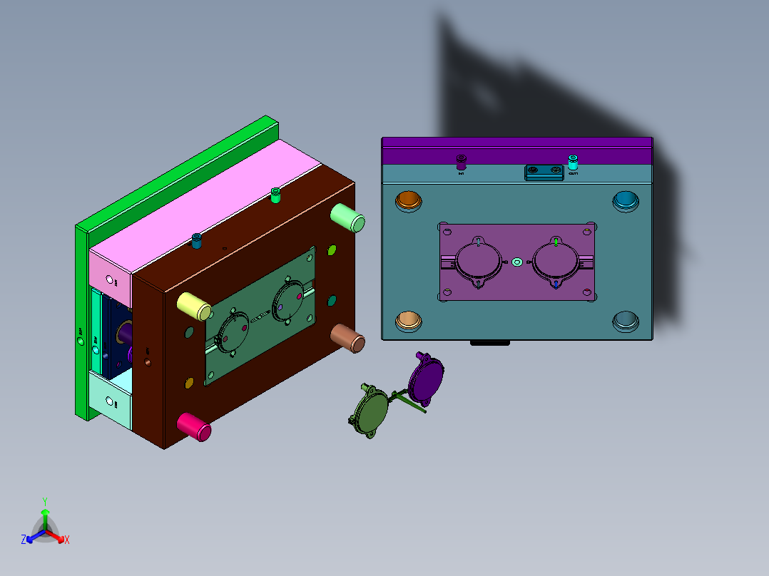 盖漏外壳注塑模具