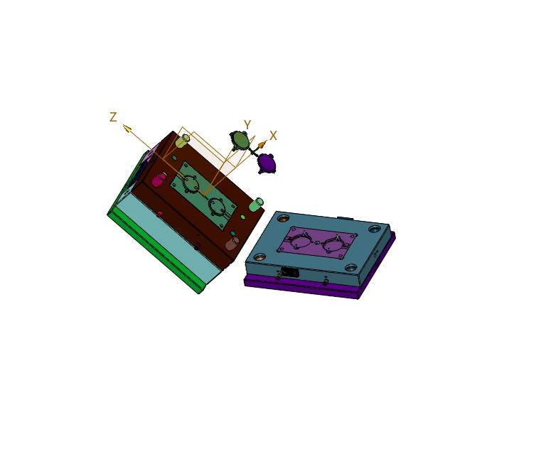 盖漏外壳注塑模具