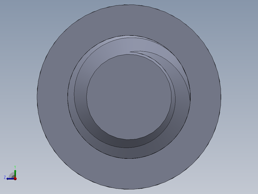 粗螺纹 SHCS 螺钉-SHCS 10-24.x0.6.25.SLDPRT右视图