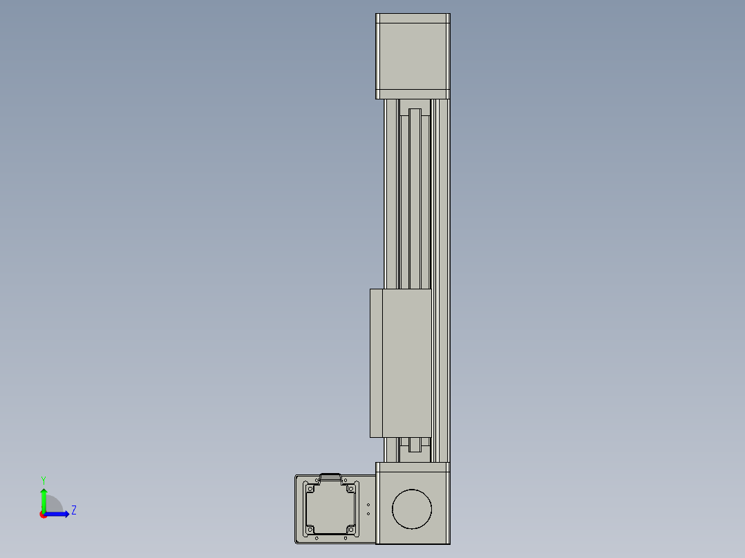 欧规系列-GB8-L96-S200-BRU-P40-MS3左视图