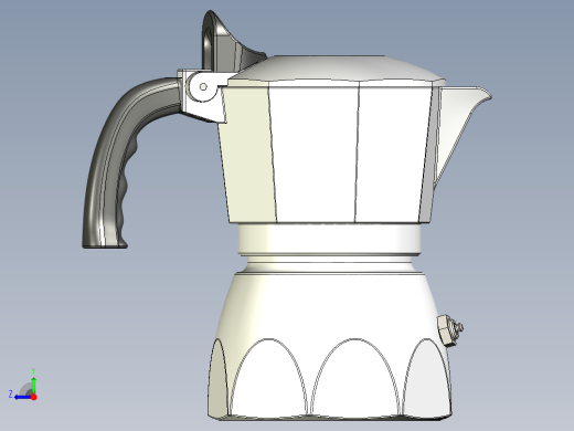 咖啡机右视缩略图