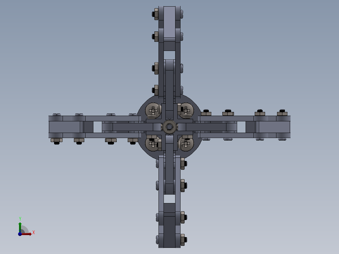 机械爪 3D图纸 (90)前视图