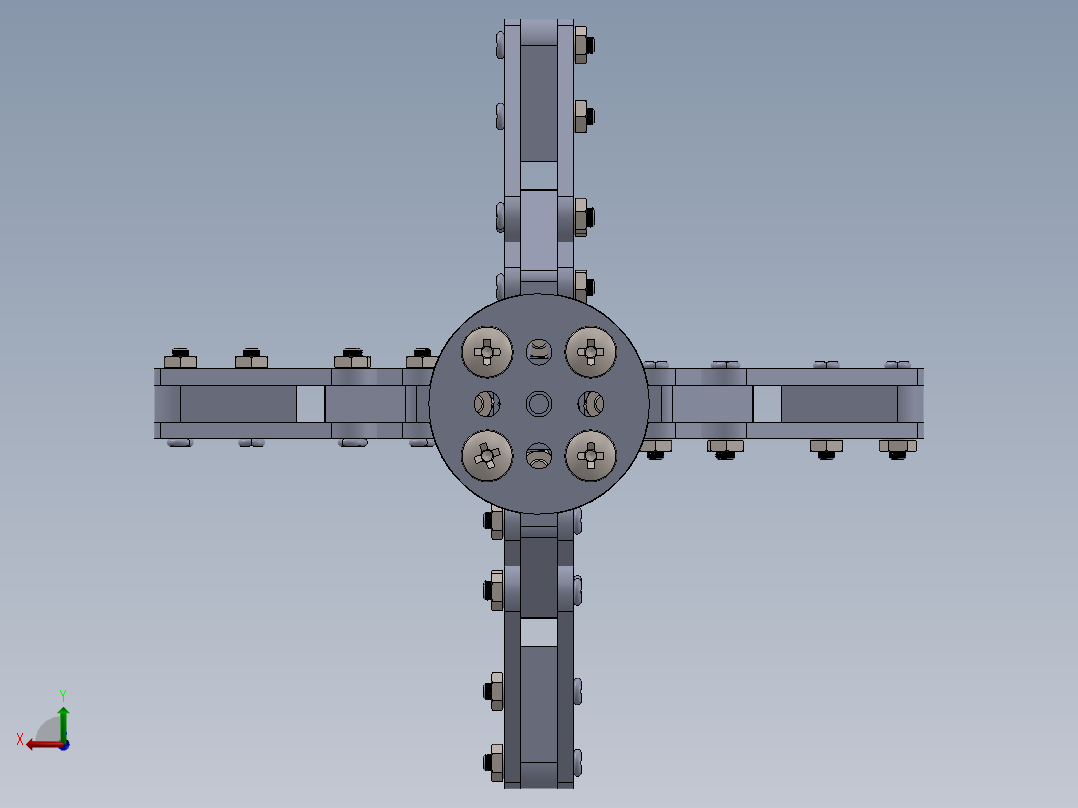 机械爪 3D图纸 (90)后视图