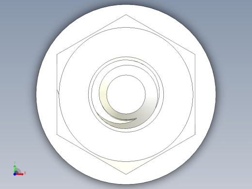 螺栓和螺母-M1.6 X 0.35前视缩略图
