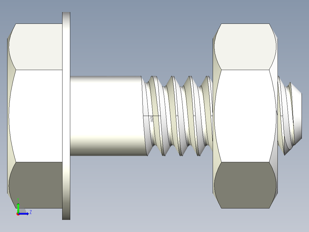 螺栓和螺母-M1.6 X 0.35左视图