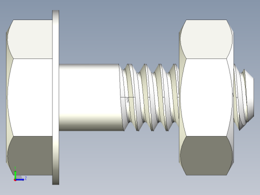 螺栓和螺母-M1.6 X 0.35左视缩略图
