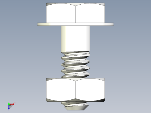 螺栓和螺母-M1.6 X 0.35俯视缩略图