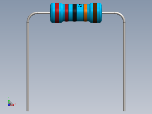 电容器 二极管 电阻器-Resistor 220K Ohm 1 Watt前视缩略图