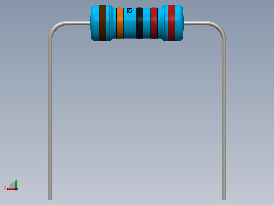 电容器 二极管 电阻器-Resistor 220K Ohm 1 Watt后视图