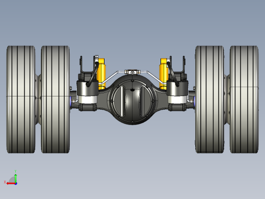 矿用车油气悬架车桥catia三维图828343==40后视缩略图