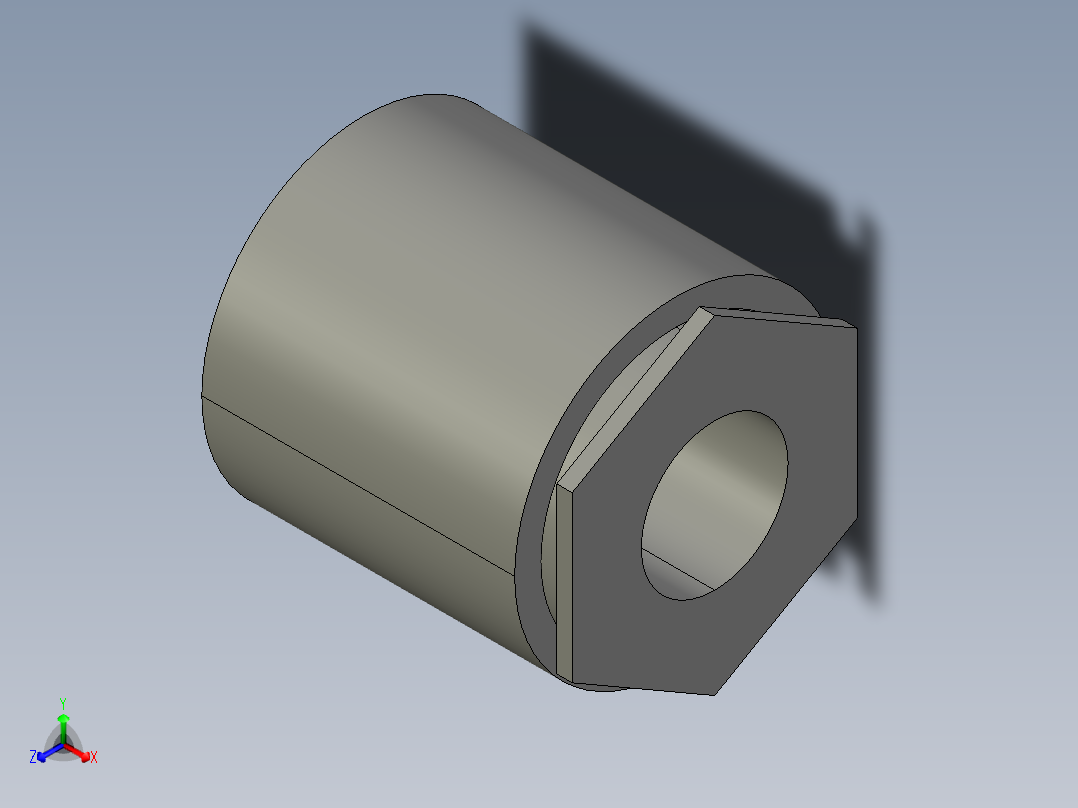 船舶管路系统SeaCor_ReducerCoupling_SxS_37J229337_3in x 1.5in主视图