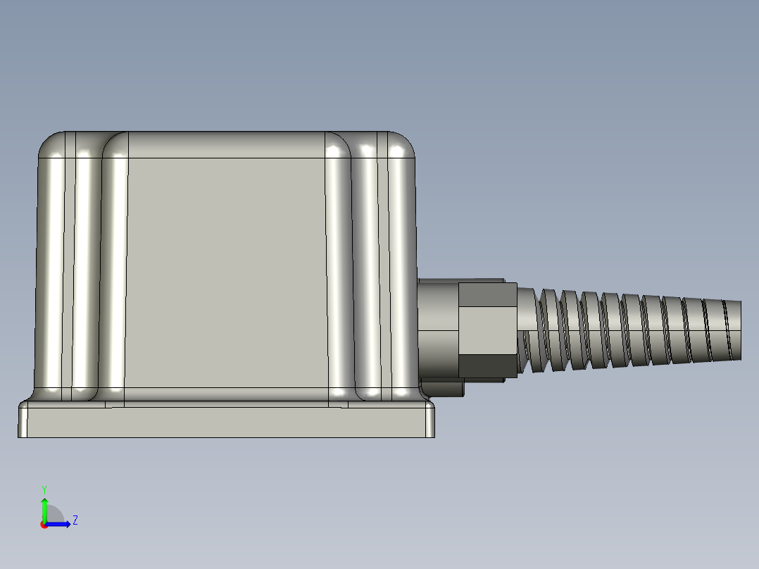 上银线性制动器STEP_LAK2左视图