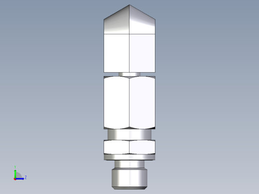 卡套式工业通用硬管接头EO_Assembled_adjustable_standpipe_elbow_EVW06LROMD71左视缩略图