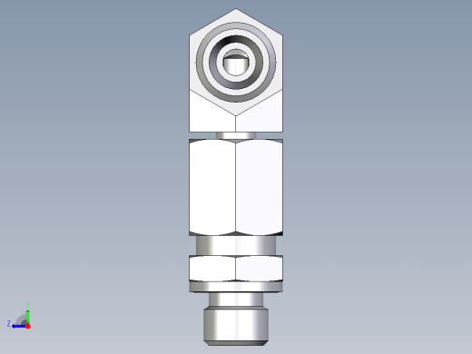 卡套式工业通用硬管接头EO_Assembled_adjustable_standpipe_elbow_EVW06LROMD71右视缩略图