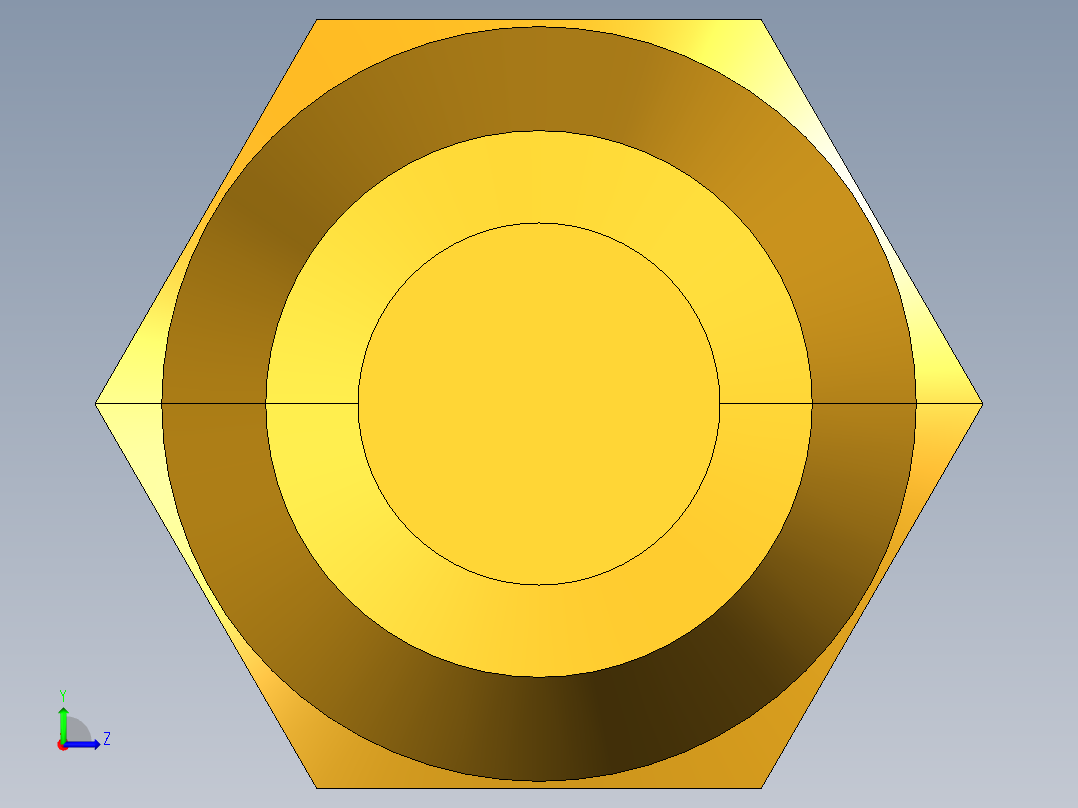 扩口式工业通用硬管接头Cap Nut 640F-10左视图
