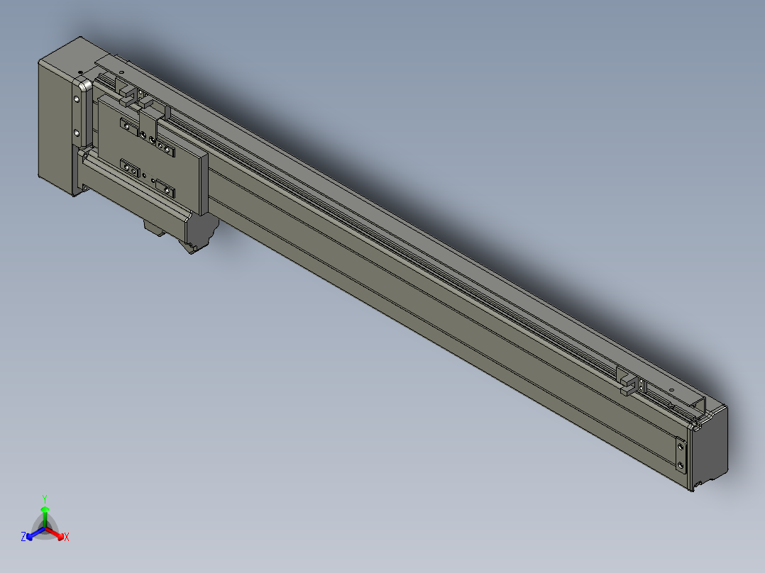 VF丝杆传动-一般环境VT6-S520-BL正等轴测图