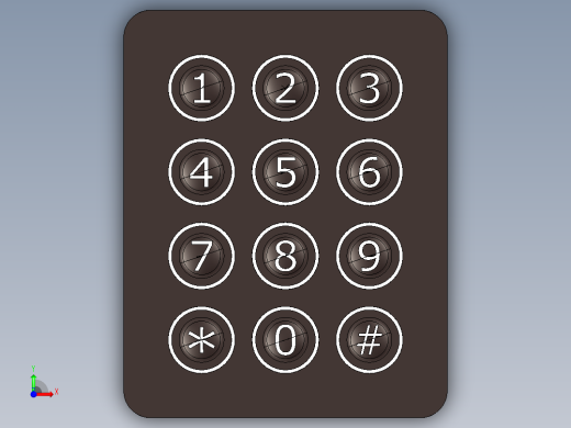 基于 PCB 的薄膜键盘前视缩略图