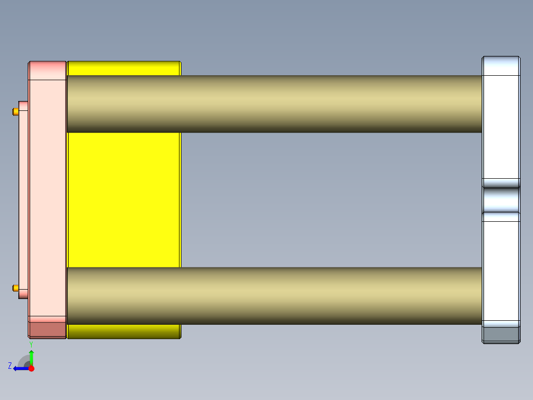 T305-AJ-笔记本CNC工装夹具三维模型CNC4-0516右视图