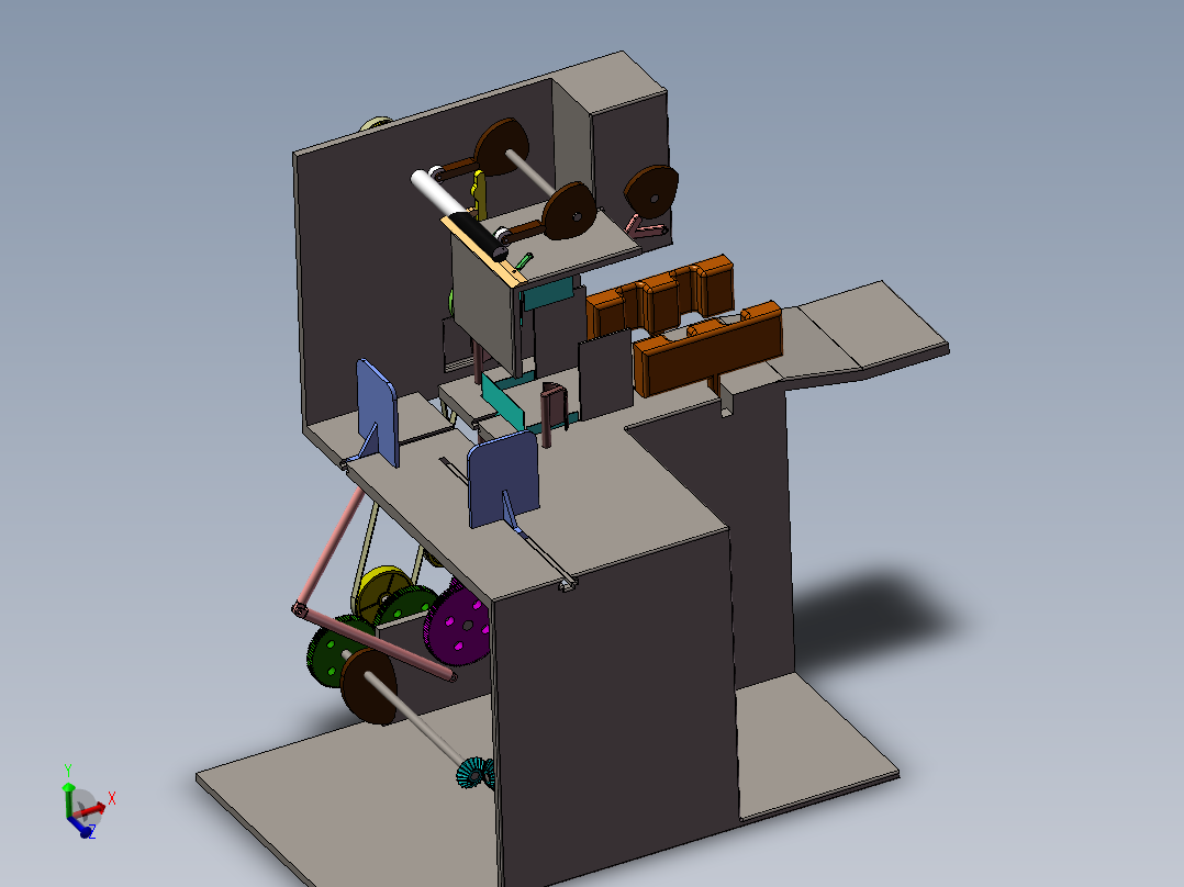 书本打包机设计含三维二维说明书821784