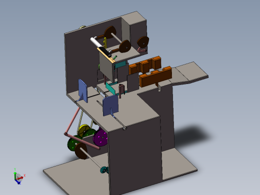 书本打包机设计含三维二维说明书821784