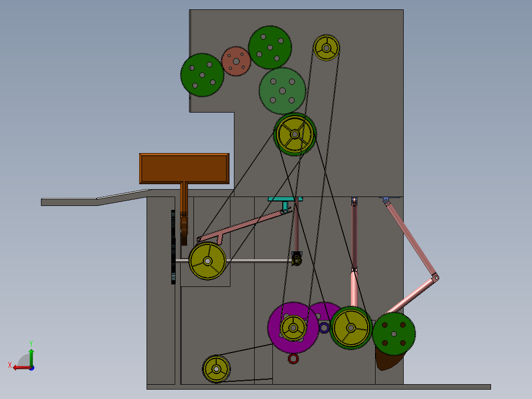 书本打包机设计含三维二维说明书821784后视图