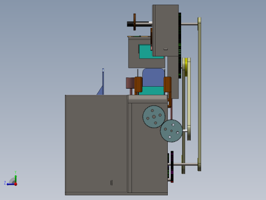 书本打包机设计含三维二维说明书821784右视缩略图