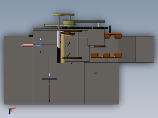 书本打包机设计含三维二维说明书821784俯视缩略图