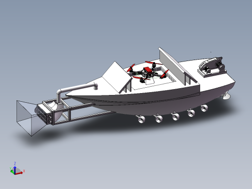 水面垃圾清理及救援船