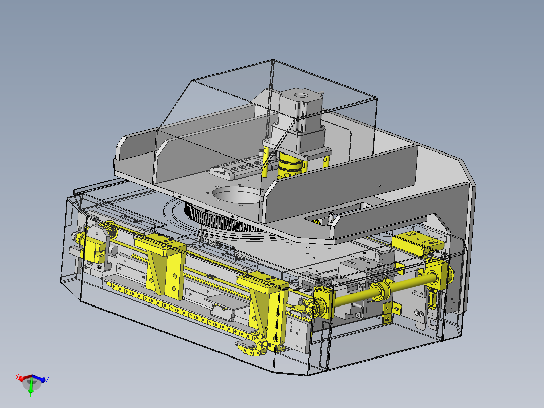 立体仓库式AGV小车旋转移载单元结构设计