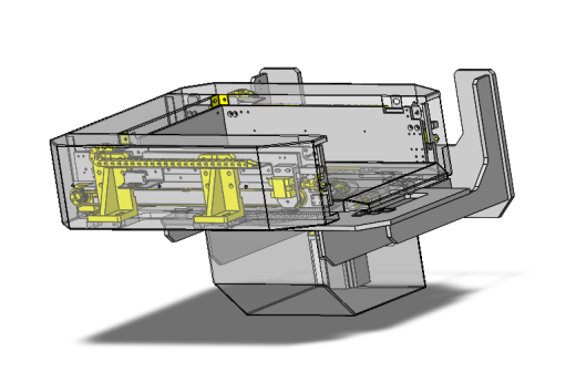 立体仓库式AGV小车旋转移载单元结构设计缩略图